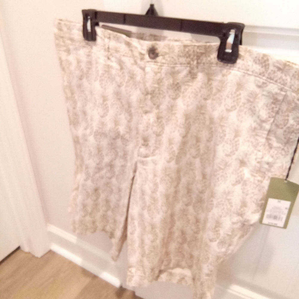 Goodfellow & Co. Men's Big&Tall Size 42 Beige Pinapple Patterned Shorts …
